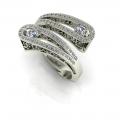 Special Doppelt gebogener Barock-Ring