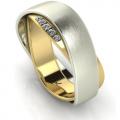 White - Gelbgold Ehering