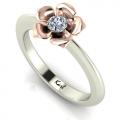 Blumen Engagement Diamantring