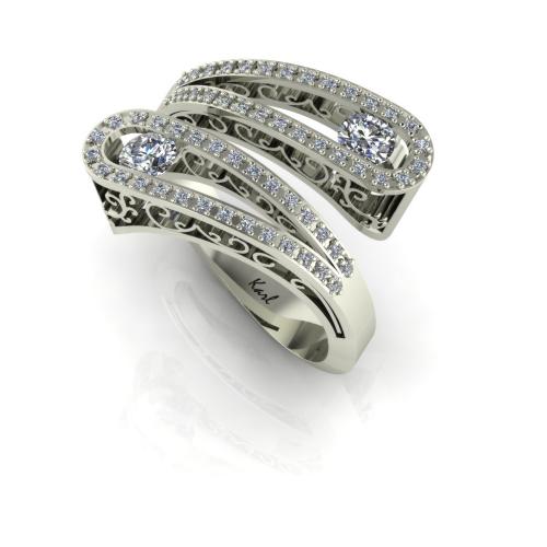 Special Doppelt gebogener Barock-Ring Special Doppelt gebogener Barock-Ring