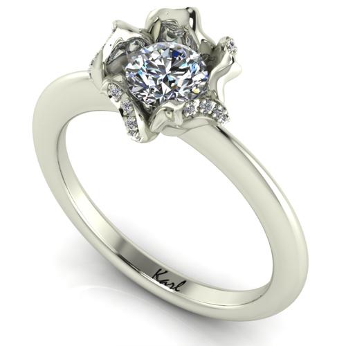 Rosenköpfiger Diamantring Rosenköpfiger Diamantring