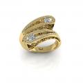 Special Doppelt gebogener Barock-Ring