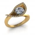 Funkelnde Diamantring