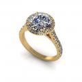 Schnürring aus Diamant
