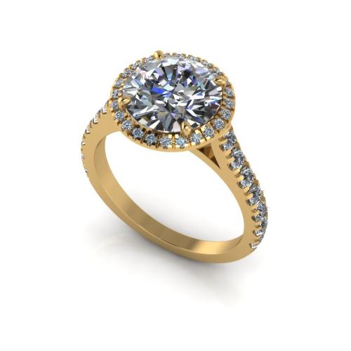 Schnürring aus Diamant